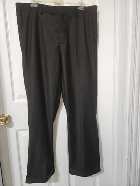 EliteStyle Black Men's Dress Pants - Classic Tailored Look